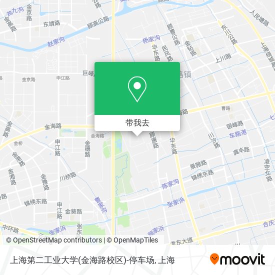 上海第二工业大学(金海路校区)-停车场地图