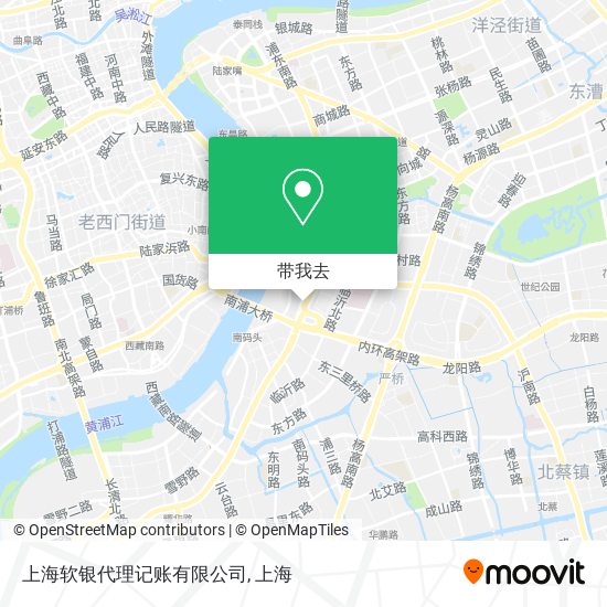 上海软银代理记账有限公司地图
