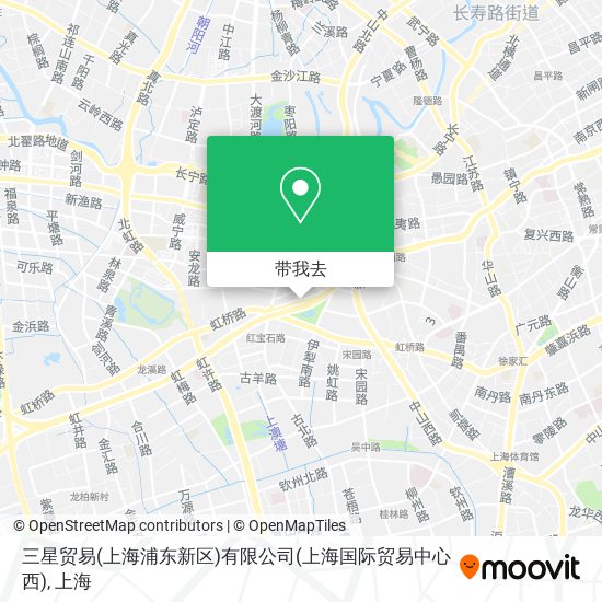 三星贸易(上海浦东新区)有限公司(上海国际贸易中心西)地图