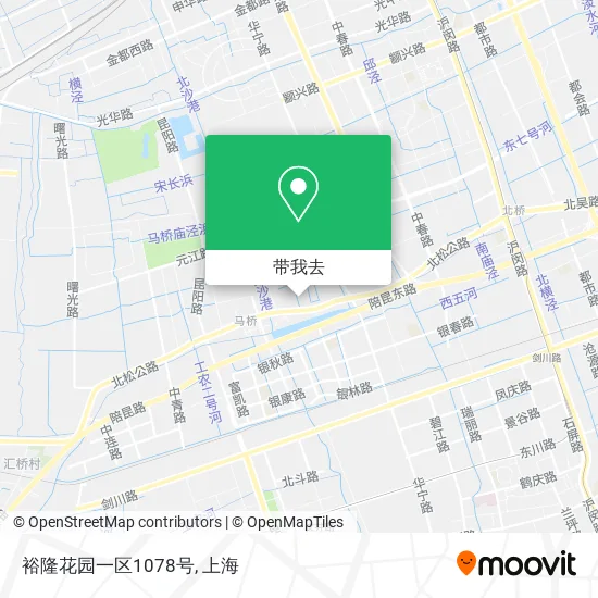 裕隆花园一区1078号地图