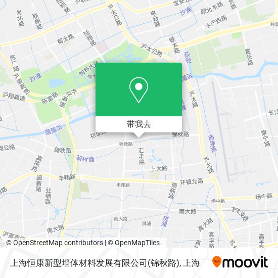 上海恒康新型墙体材料发展有限公司(锦秋路)地图