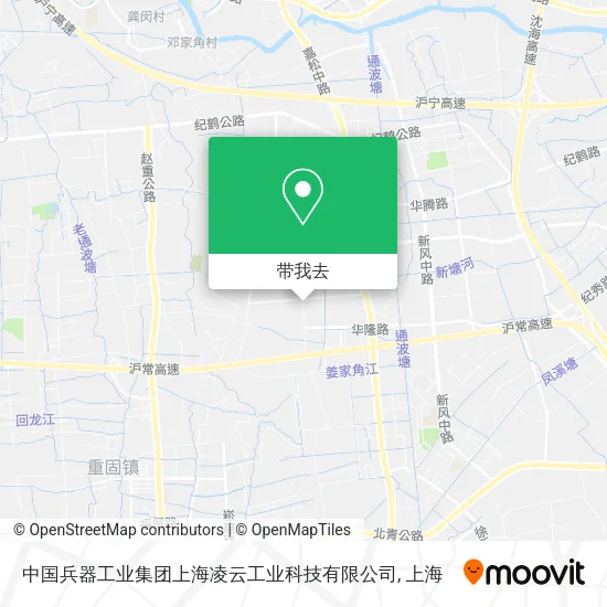 中国兵器工业集团上海凌云工业科技有限公司地图