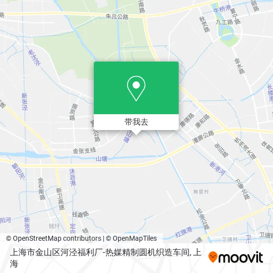 上海市金山区河泾福利厂-热媒精制圆机织造车间地图