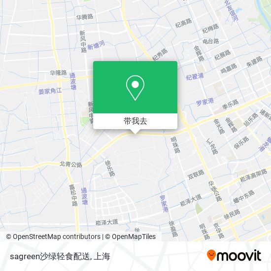 sagreen沙绿轻食配送地图