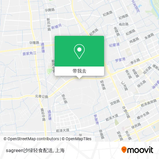 sagreen沙绿轻食配送地图