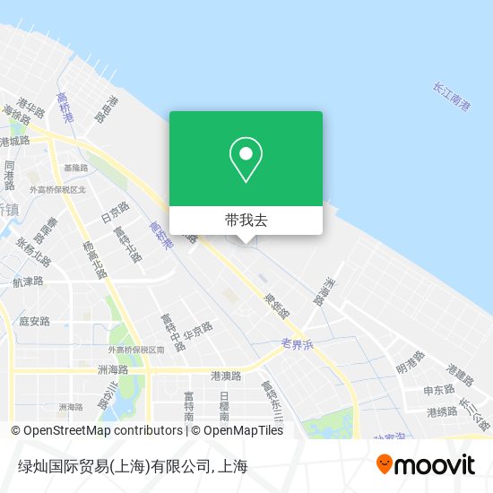 绿灿国际贸易(上海)有限公司地图