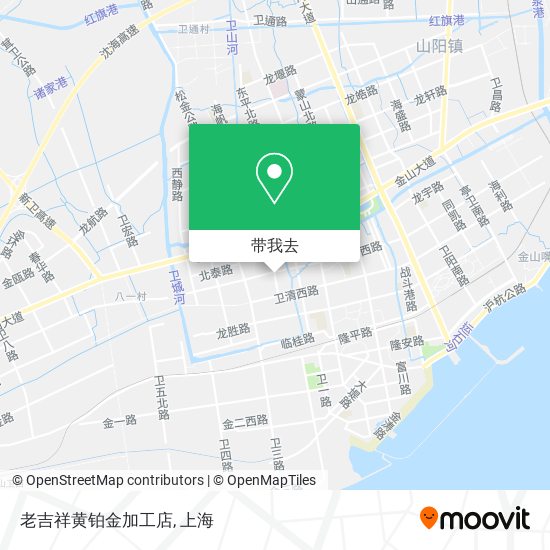 老吉祥黄铂金加工店地图
