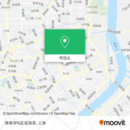 雅泰SPA足道推拿地图