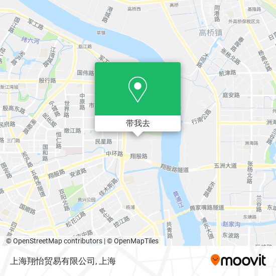 上海翔怡贸易有限公司地图