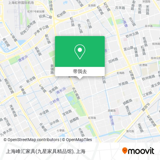 上海峰汇家具(九星家具精品馆)地图
