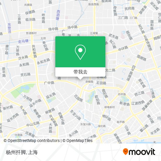 杨州扦脚地图