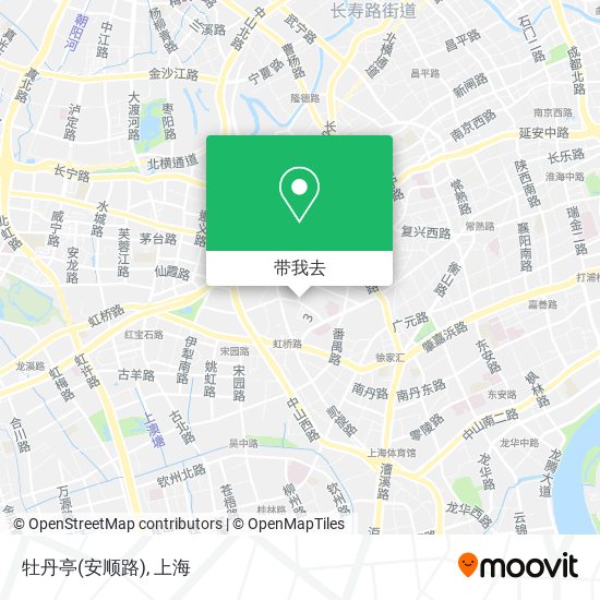 牡丹亭(安顺路)地图