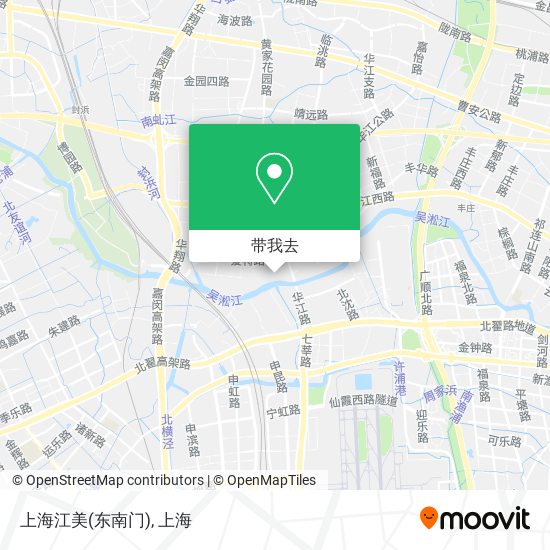 上海江美(东南门)地图