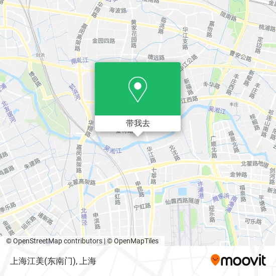 上海江美(东南门)地图