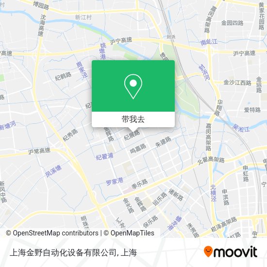 上海金野自动化设备有限公司地图