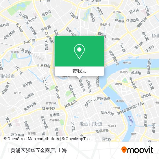 上黄浦区强华五金商店地图