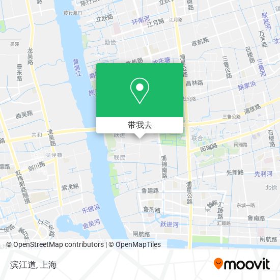 滨江道地图