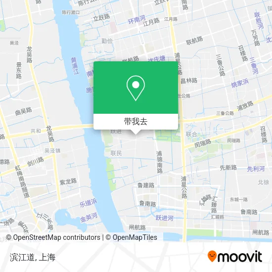滨江道地图