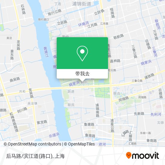 后马路/滨江道(路口)地图