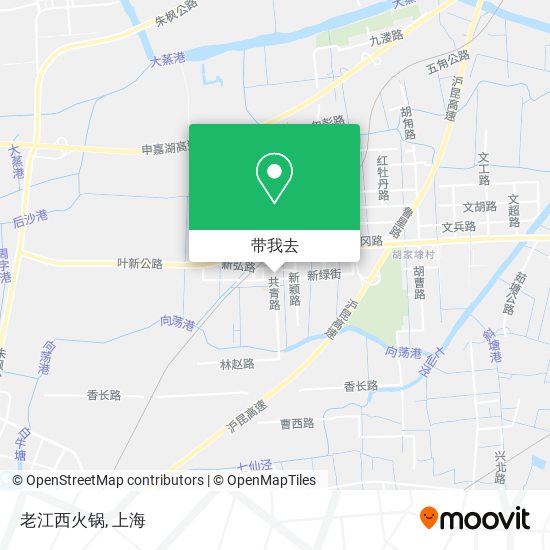老江西火锅地图