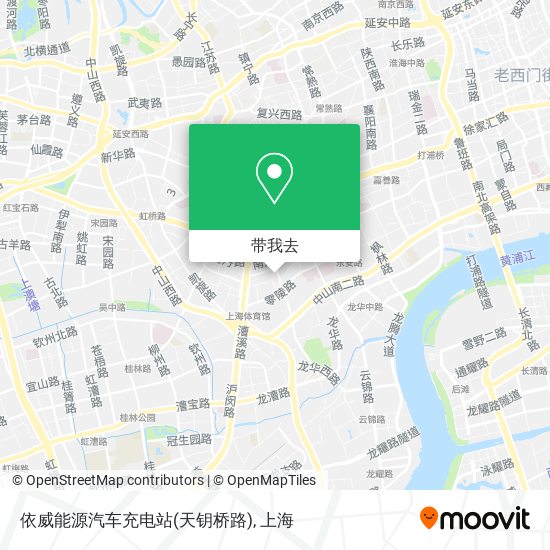 依威能源汽车充电站(天钥桥路)地图