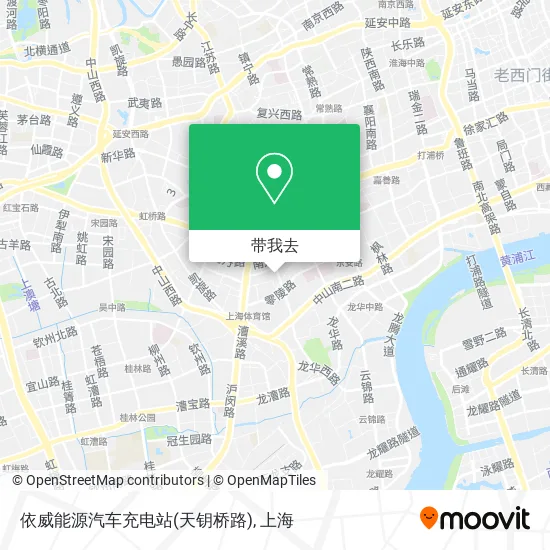 依威能源汽车充电站(天钥桥路)地图