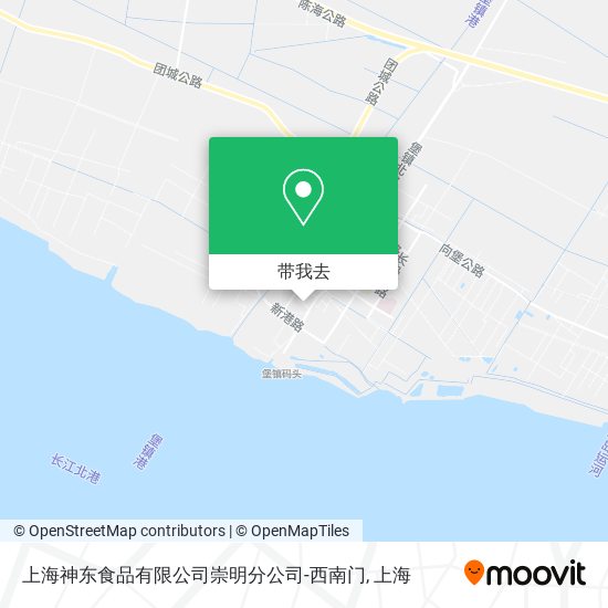 上海神东食品有限公司崇明分公司-西南门地图