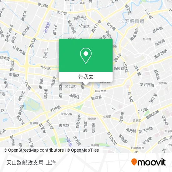 天山路邮政支局地图