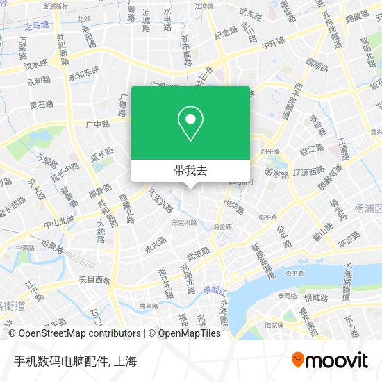 手机数码电脑配件地图