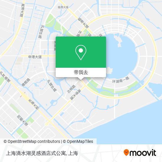 上海滴水湖灵感酒店式公寓地图