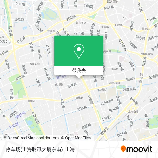 停车场(上海腾讯大厦东南)地图