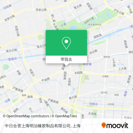 中日合资上海明治橡胶制品有限公司地图