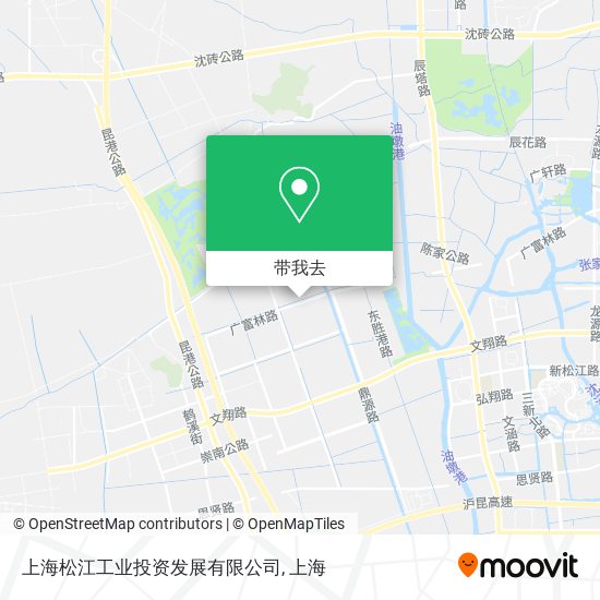 上海松江工业投资发展有限公司地图