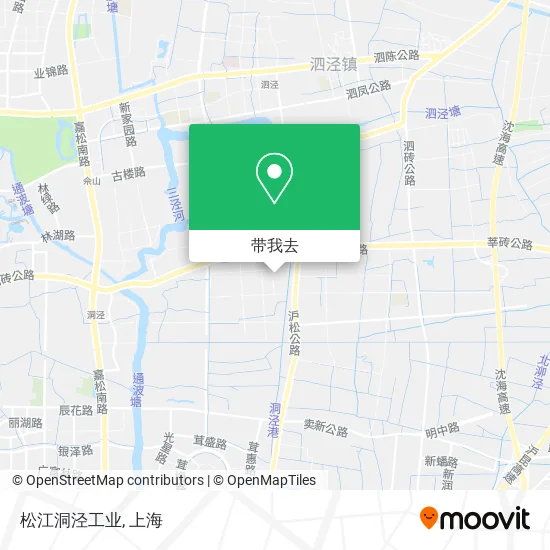 松江洞泾工业地图