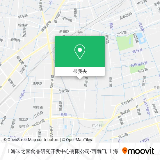 上海味之素食品研究开发中心有限公司-西南门地图