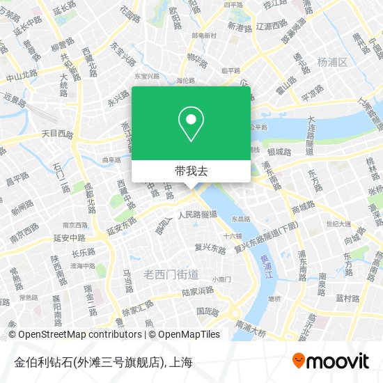 金伯利钻石(外滩三号旗舰店)地图