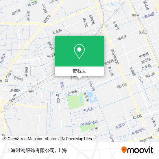上海时鸿服饰有限公司地图
