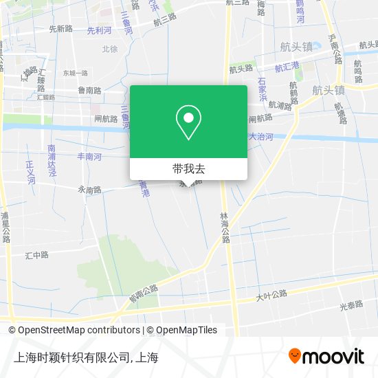 上海时颖针织有限公司地图