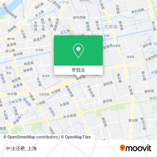 中沴泾桥地图