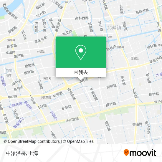 中沴泾桥地图