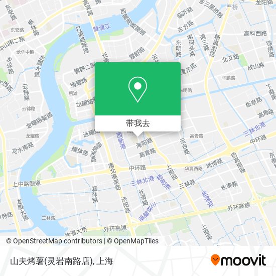 山夫烤薯(灵岩南路店)地图