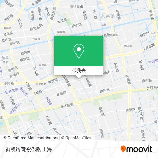 御桥路同汾泾桥地图