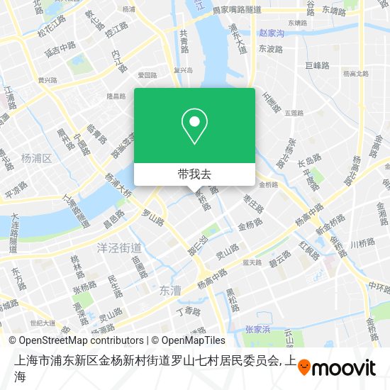 上海市浦东新区金杨新村街道罗山七村居民委员会地图