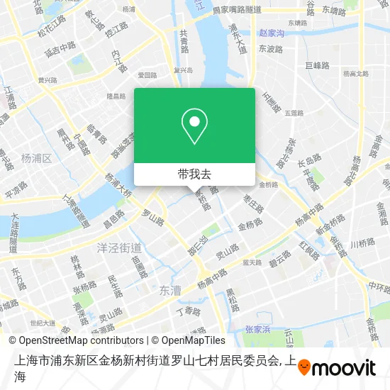 上海市浦东新区金杨新村街道罗山七村居民委员会地图
