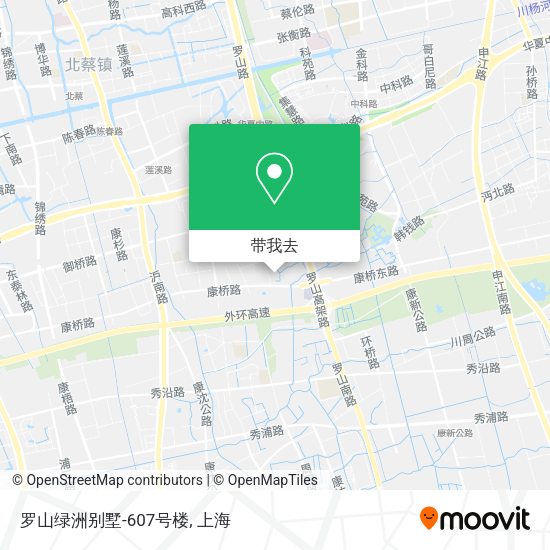 罗山绿洲别墅-607号楼地图