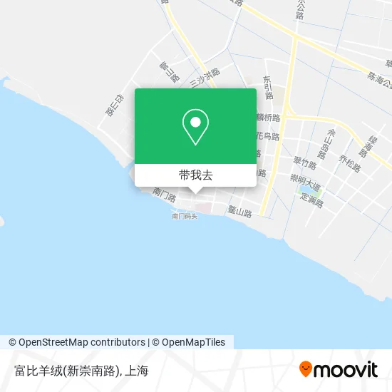 富比羊绒(新崇南路)地图