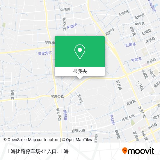 上海比路停车场-出入口地图