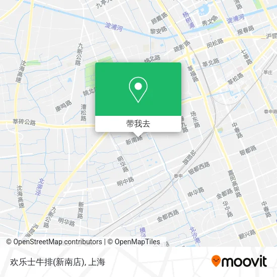 欢乐士牛排(新南店)地图