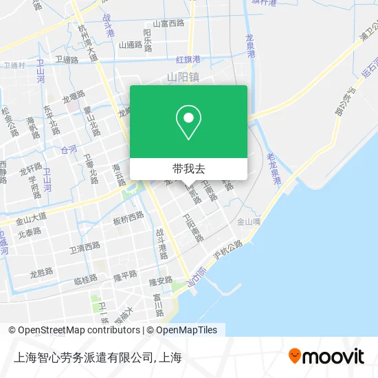 上海智心劳务派遣有限公司地图