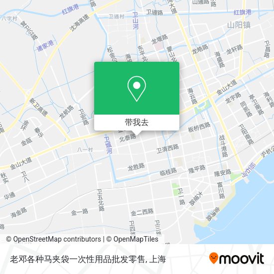 老邓各种马夹袋一次性用品批发零售地图